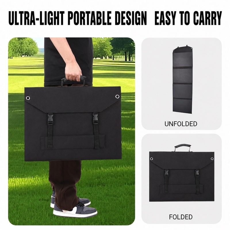 ETFE Portable Solar Folding Charging Panel 200W for Outdoor Camping