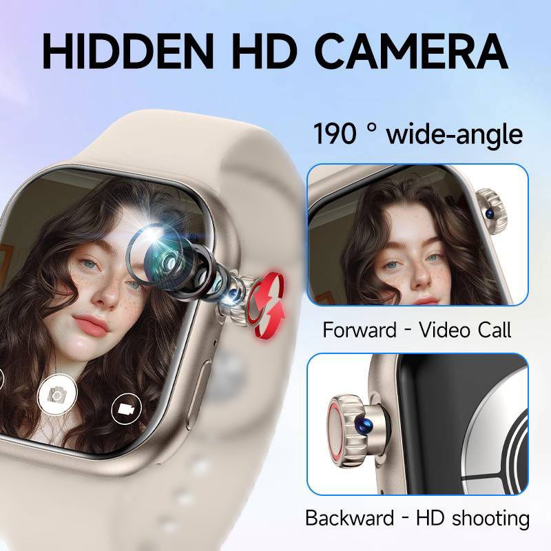 S9 5G Smart Watch with SIM Card, HD Camera, Video Calling & 2.06-inch Touchscreen