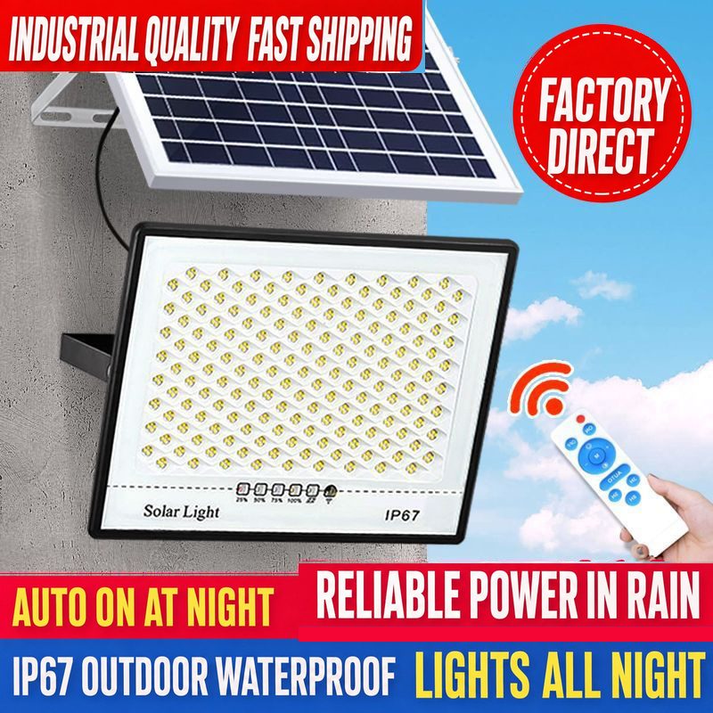 Starry Sky Solar LED Floodlight Outdoor Waterproof High Brightness Garden Light, LED Solar Light