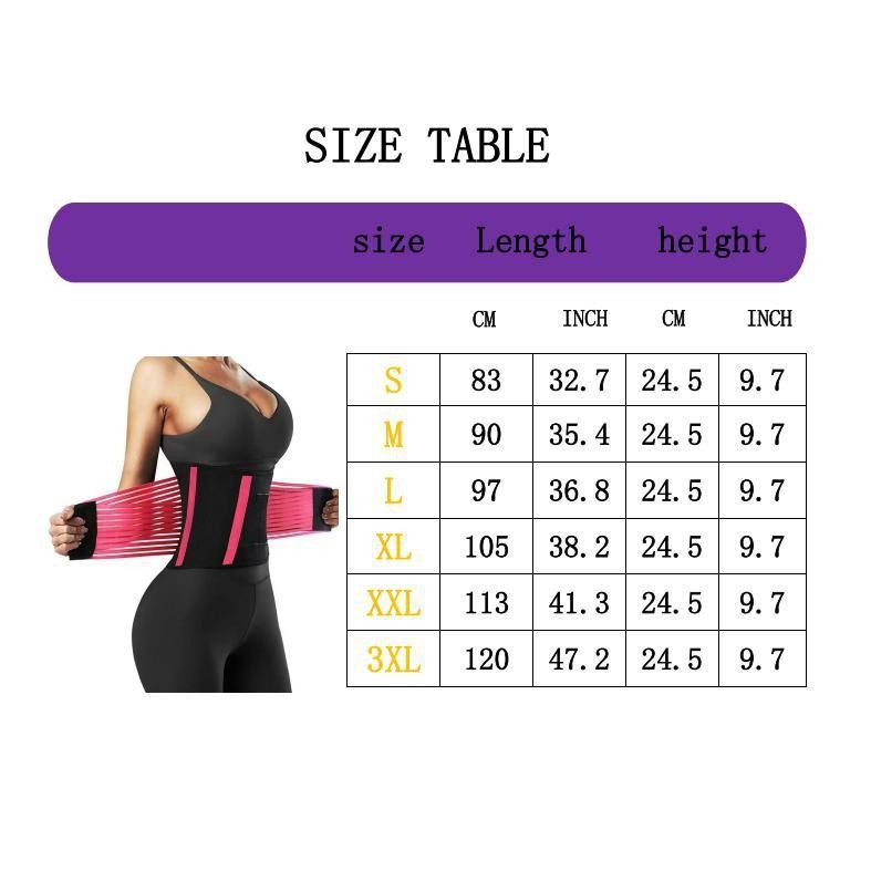 Adjustable Waist Trainer Shapewear Belt for Abdominal Recovery & Fitness