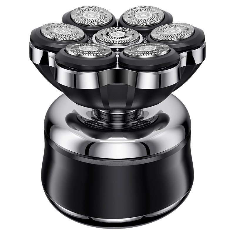 New Magnetic Electric Shaver for Men, 7-Blade Head Set, Home Use