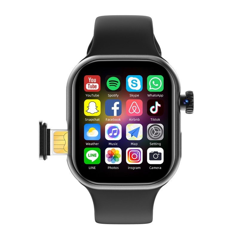 S9 5G Smart Watch with SIM Card, HD Camera, Video Calling & 2.06-inch Touchscreen