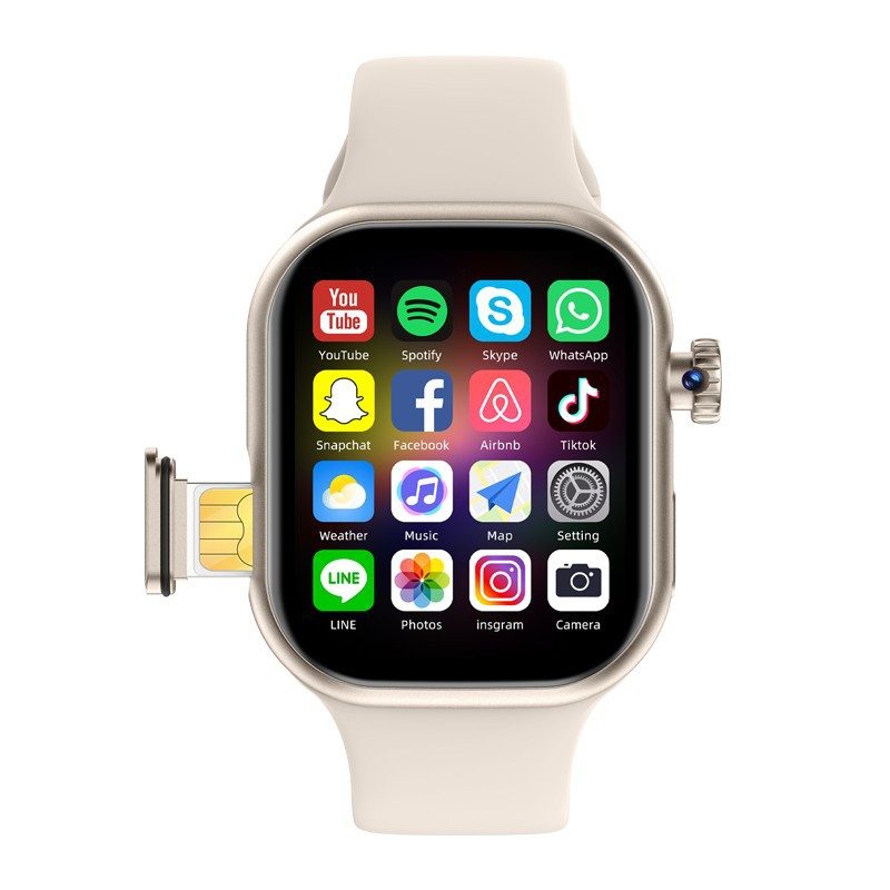 S9 5G Smart Watch with SIM Card, HD Camera, Video Calling & 2.06-inch Touchscreen