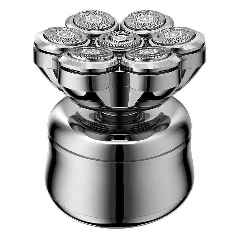 New Magnetic Electric Shaver for Men, 7-Blade Head Set, Home Use