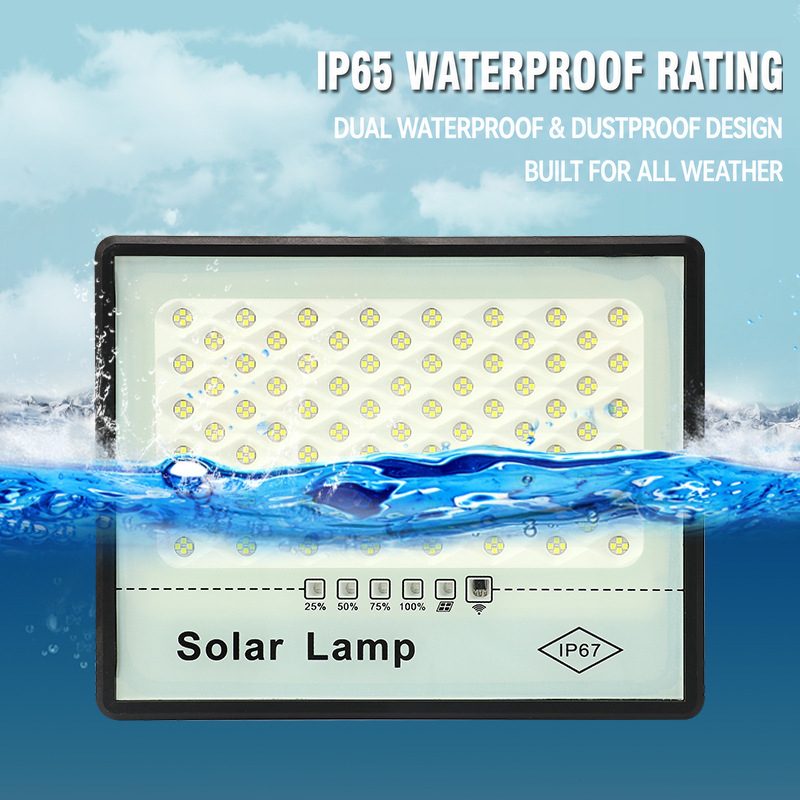 Starry Sky Solar LED Floodlight Outdoor Waterproof High Brightness Garden Light, LED Solar Light