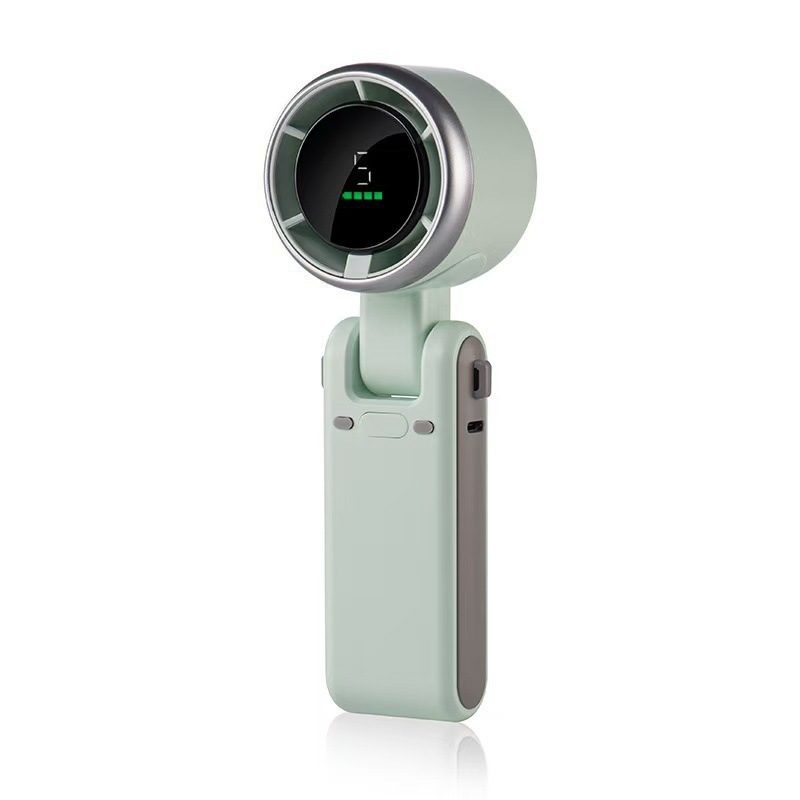 N607 High-Speed Handheld Mini Fan USB Portable Foldable Neck Fan Turbo Short Battery Life