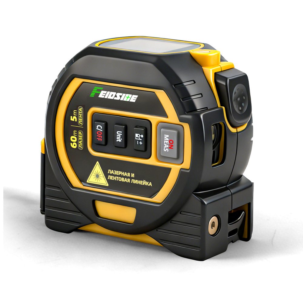 4-in-1 Electronic Laser Tape Measure, High Precision Infrared Distance Meter