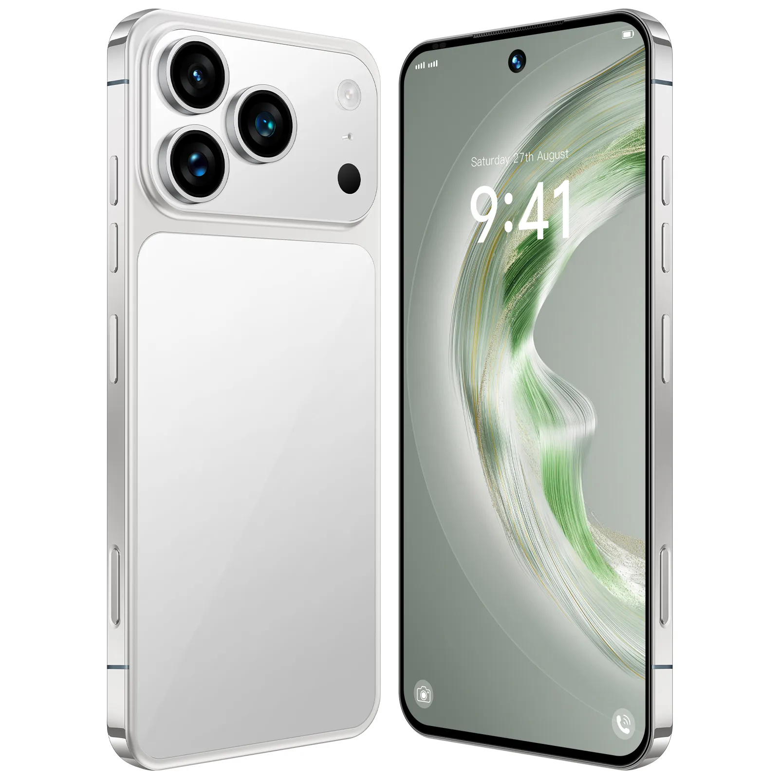 Ghana's Top-Selling I17 Pro Max – 8GB+256GB HD+ Android 13, 7.3 HD+ Display, Dual SIM 5G