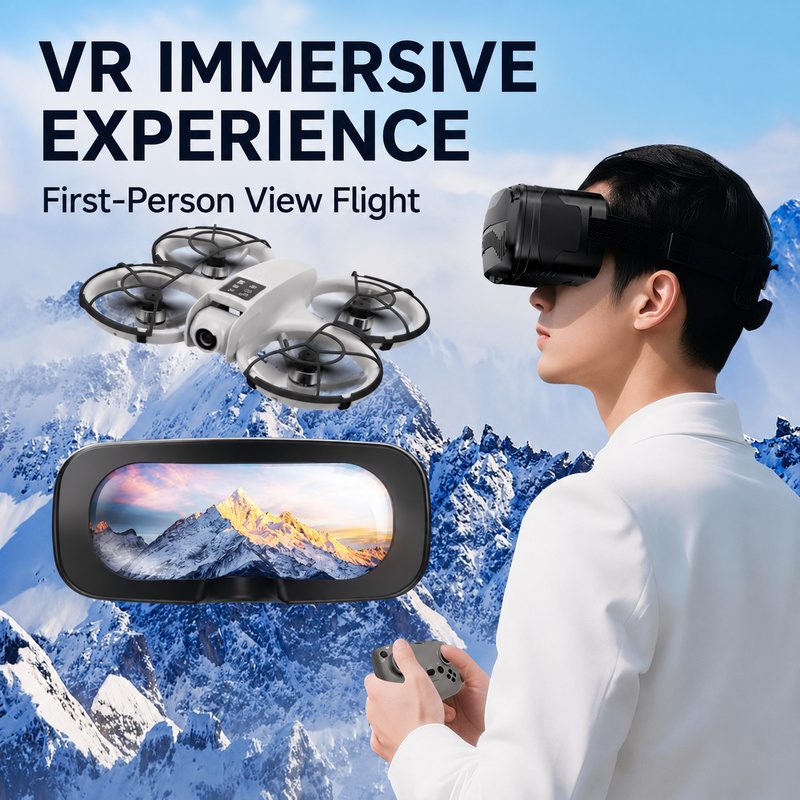 H36 Brushless FPV Drone HD Camera Quadcopter with VR Goggles Remote Control Aircraft